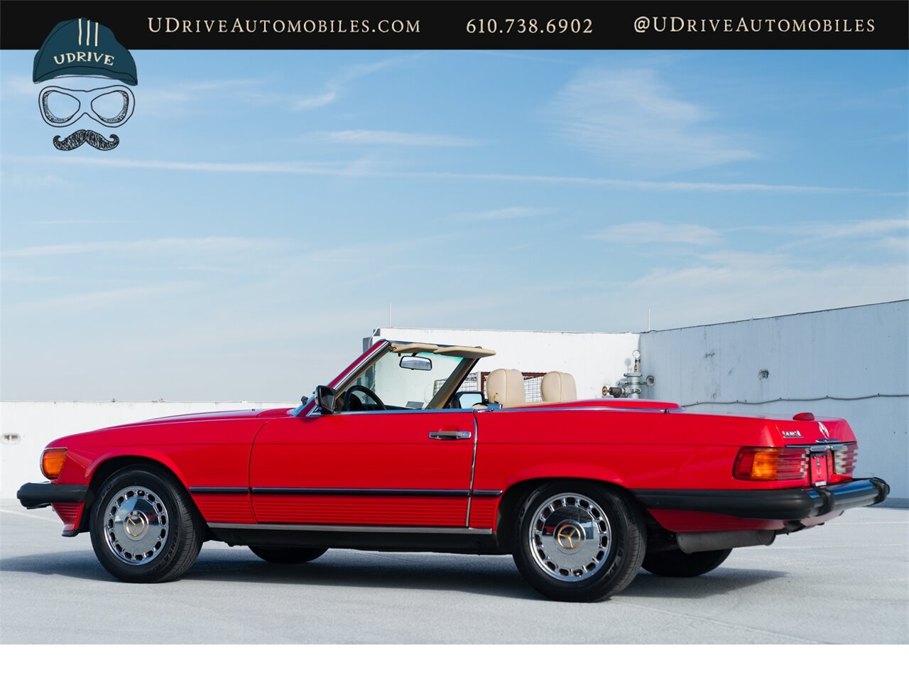 1988 Mercedes-Benz 560SL Signal Red Detailed Service History - Photo 36 - West Chester, PA 19382