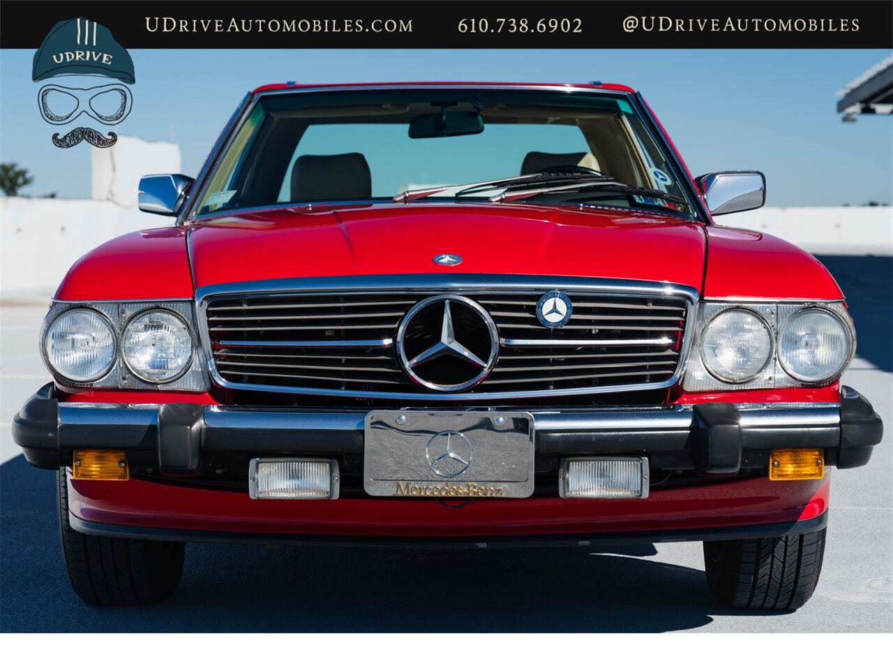 1988 Mercedes-Benz 560SL Signal Red Detailed Service History - Photo 22 - West Chester, PA 19382
