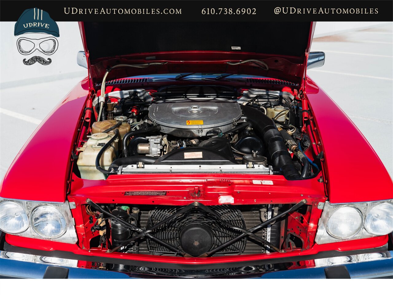 1988 Mercedes-Benz 560SL Signal Red Detailed Service History - Photo 74 - West Chester, PA 19382