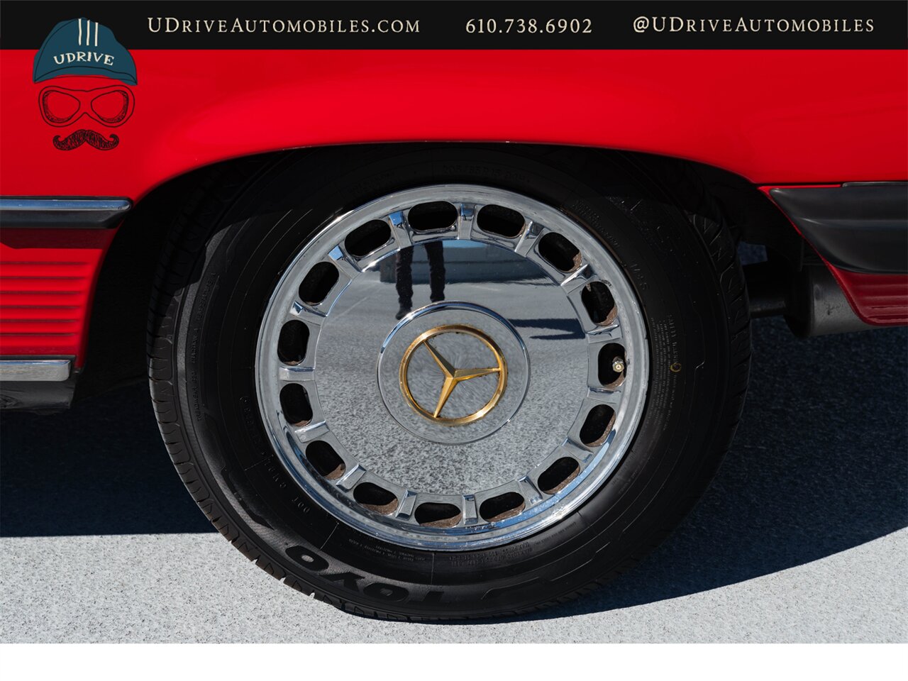 1988 Mercedes-Benz 560SL Signal Red Detailed Service History - Photo 89 - West Chester, PA 19382