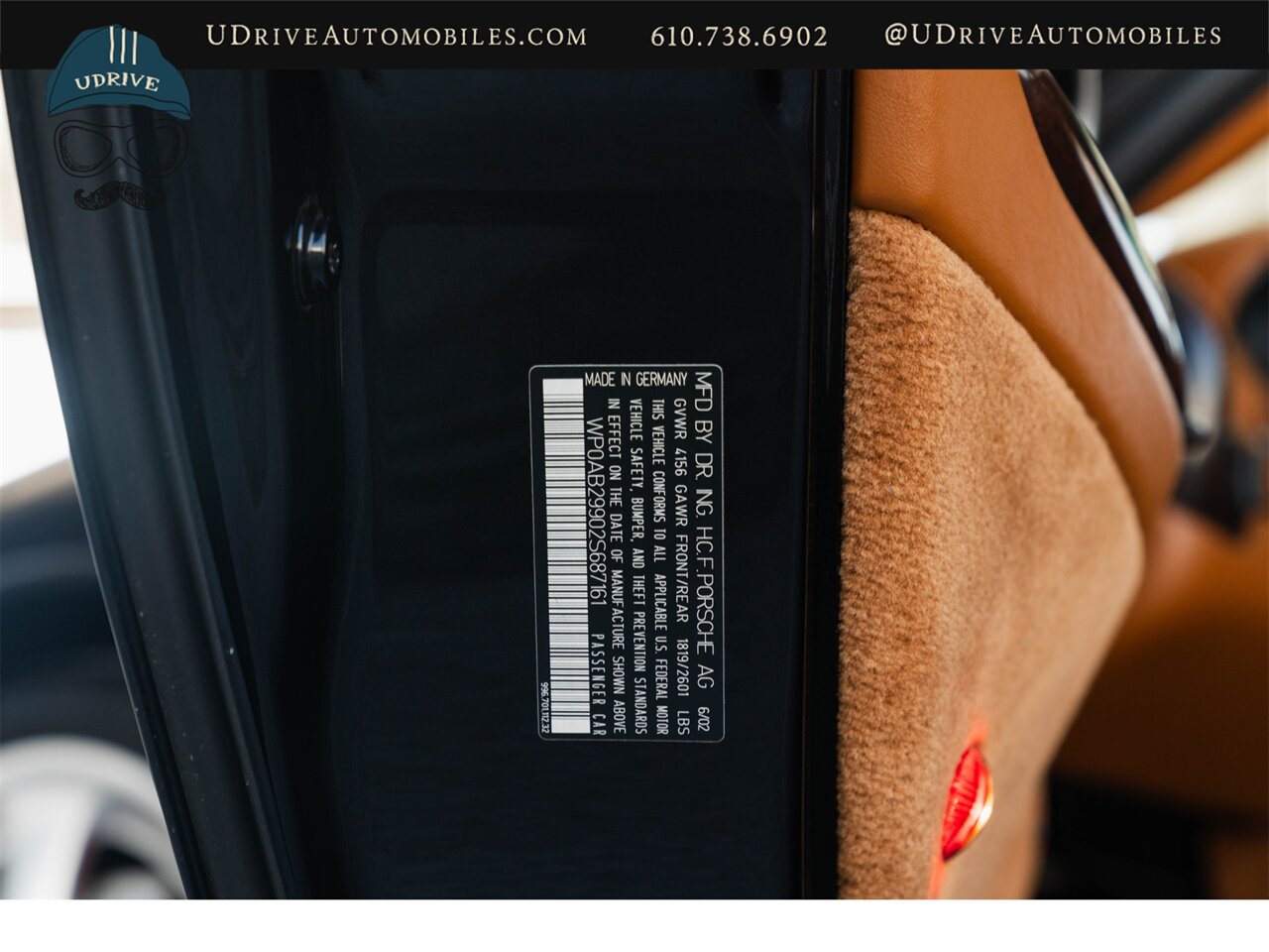 2002 Porsche 911 Turbo  LIVE on Bring A Trailer 6 Speed X50 Pkg Factory Aerokit Brown Nat Lthr - Photo 42 - West Chester, PA 19382