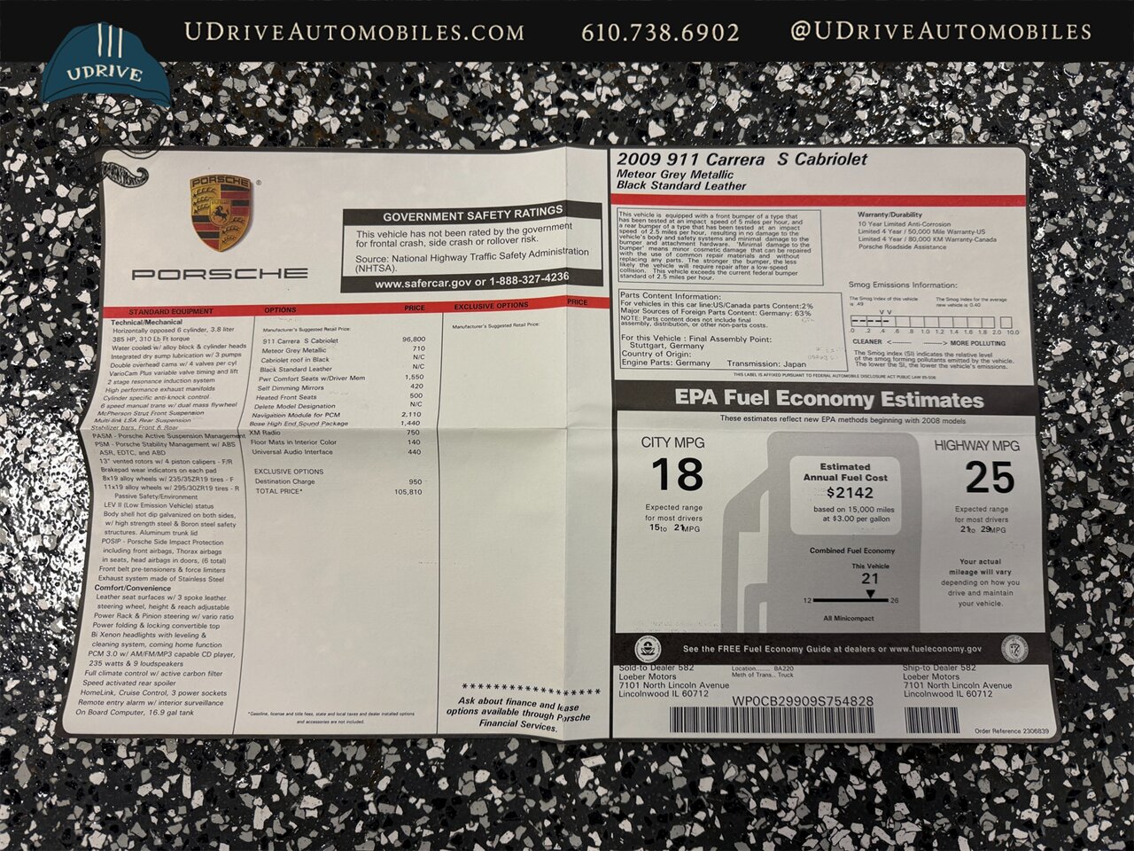 2009 Porsche 911 Carrera S  Cabriolet 997.2 6 Speed Manual 27k Miles Full Body PPF Great Color - Photo 52 - West Chester, PA 19382