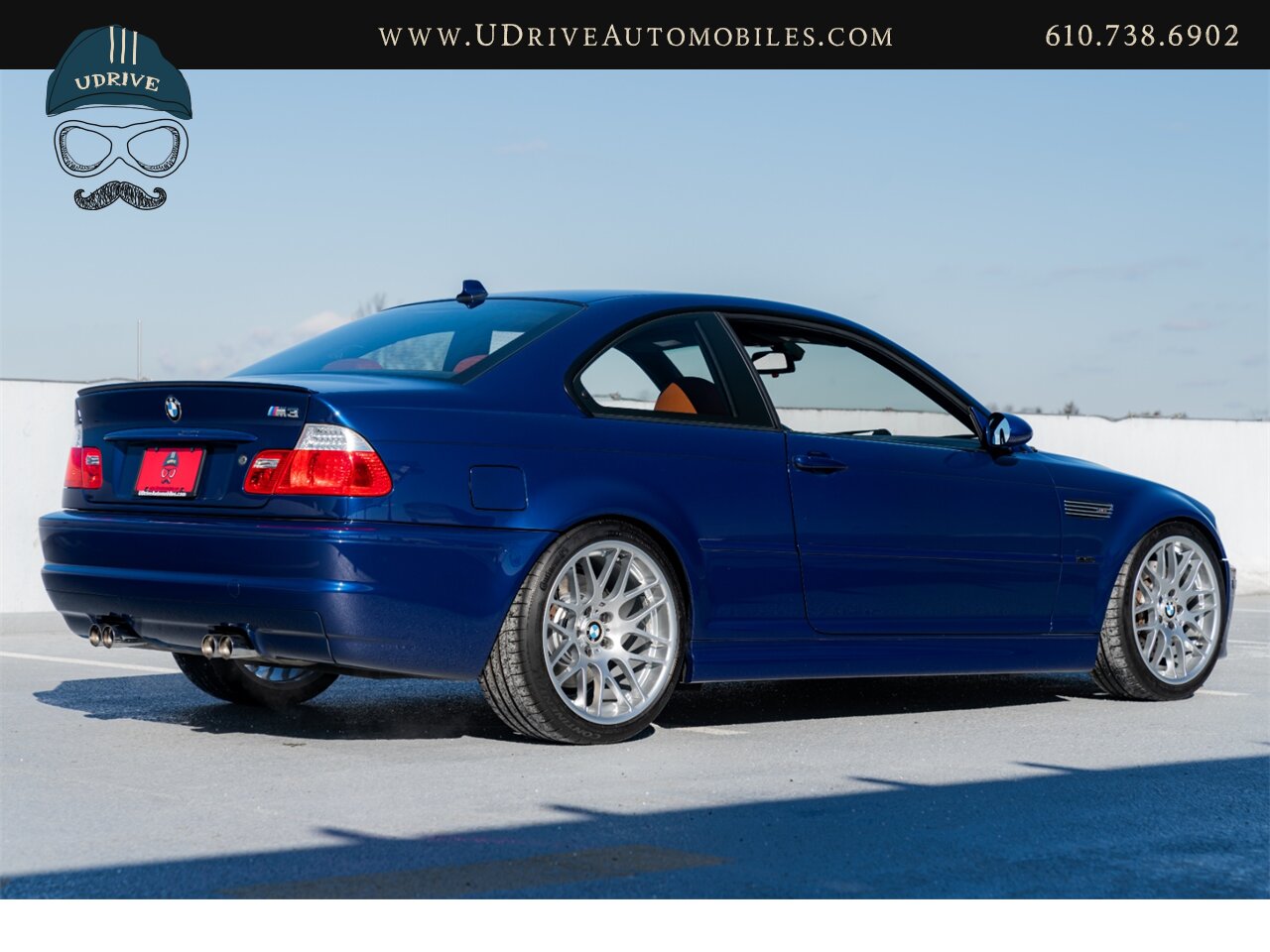 2006 BMW M3 E46 6 Speed Manual Competition Pkg Interlagos Blue  Cinnamon Leather - Photo 19 - West Chester, PA 19382