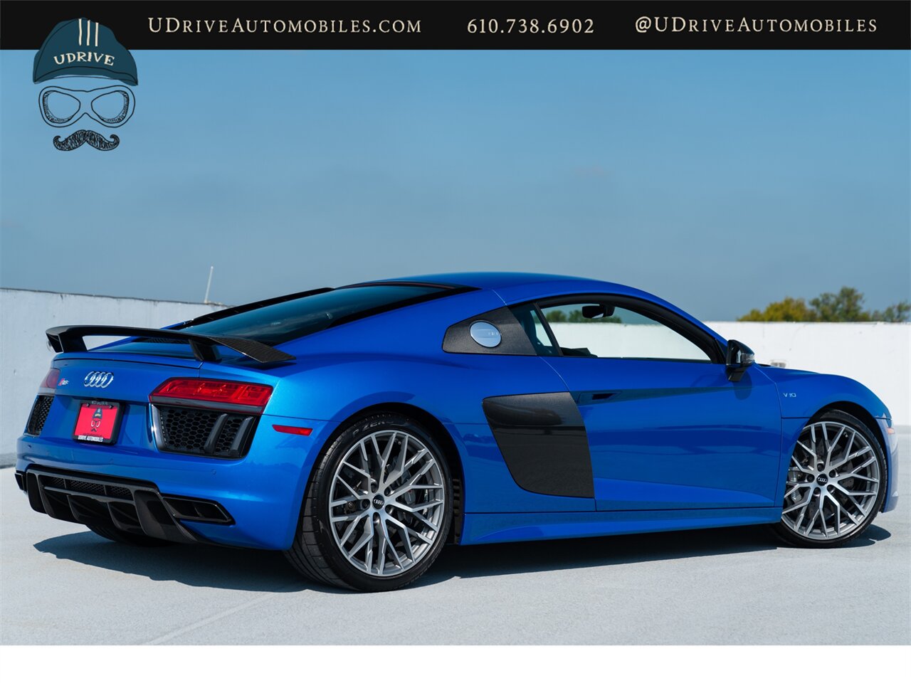 2017 Audi R8 5.2 quattro V10 Plus  Ara Blue Diamond Blue Stitch 1 Owner 6k Miles B&O 20s $202k MSRP Full PPF - Photo 4 - West Chester, PA 19382