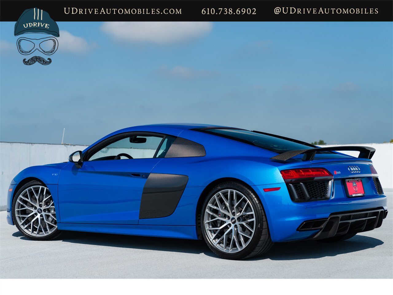 2017 Audi R8 5.2 quattro V10 Plus  Ara Blue Diamond Blue Stitch 1 Owner 6k Miles B&O 20s $202k MSRP Full PPF - Photo 3 - West Chester, PA 19382