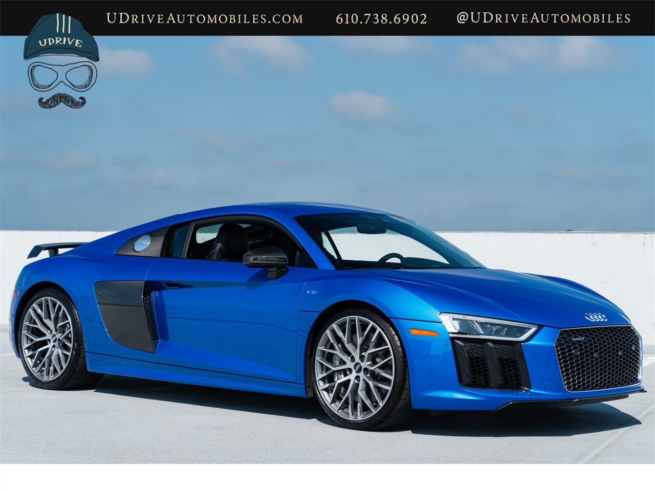 2017 Audi R8 5.2 quattro V10 Plus  Ara Blue Diamond Blue Stitch 1 Owner 6k Miles B&O 20s $202k MSRP Full PPF - Photo 16 - West Chester, PA 19382