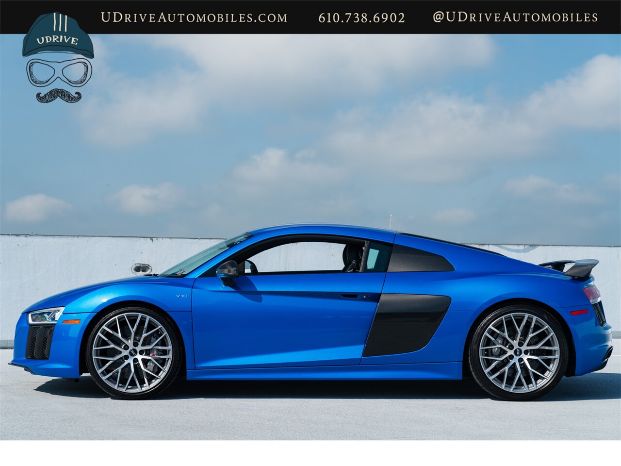 2017 Audi R8 5.2 quattro V10 Plus  Ara Blue Diamond Blue Stitch 1 Owner 6k Miles B&O 20s $202k MSRP Full PPF - Photo 9 - West Chester, PA 19382