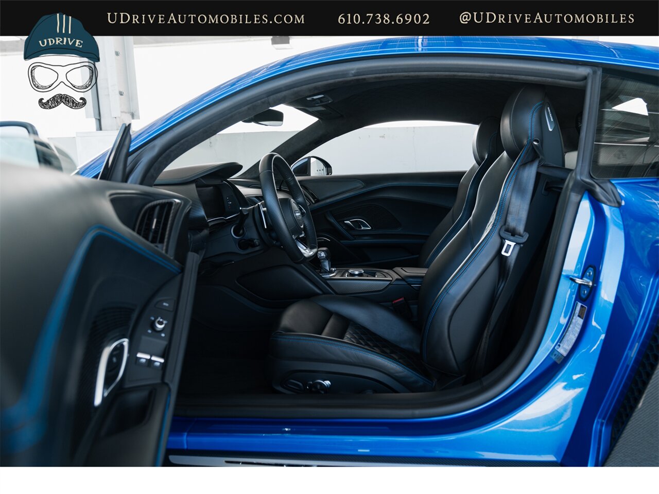 2017 Audi R8 5.2 quattro V10 Plus  Ara Blue Diamond Blue Stitch 1 Owner 6k Miles B&O 20s $202k MSRP Full PPF - Photo 33 - West Chester, PA 19382