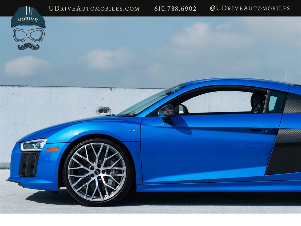 2017 Audi R8 5.2 quattro V10 Plus  Ara Blue Diamond Blue Stitch 1 Owner 6k Miles B&O 20s $202k MSRP Full PPF - Photo 10 - West Chester, PA 19382