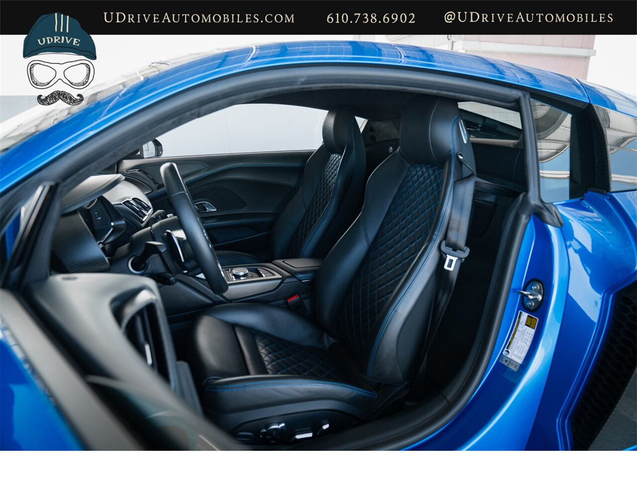 2017 Audi R8 5.2 quattro V10 Plus  Ara Blue Diamond Blue Stitch 1 Owner 6k Miles B&O 20s $202k MSRP Full PPF - Photo 6 - West Chester, PA 19382