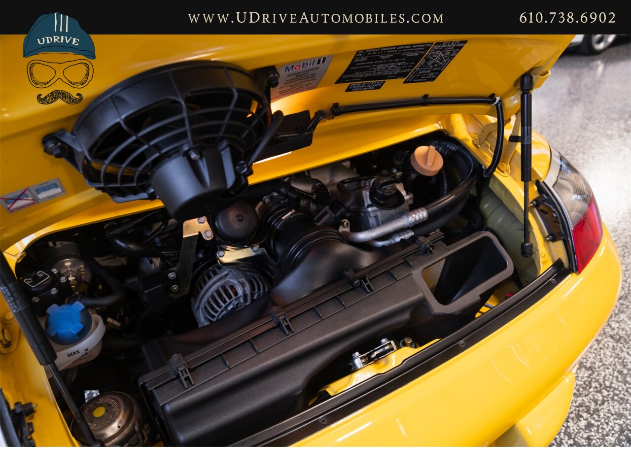 2005 Porsche 911 GT3 996 Speed Yellow Sport Seats Pntd Hardbacks  Pntd Console Deviating Stitch Yellow Accents Throughout - Photo 50 - West Chester, PA 19382