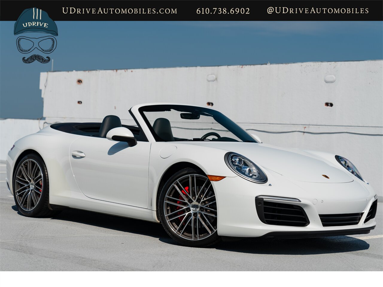 2017 Porsche 911 Carrera S  Cabriolet Blue Lthr Blue Top Prem Pkg Spt Exhaust 20in Turbo Whls 18 Way Spt Sts - Photo 4 - West Chester, PA 19382