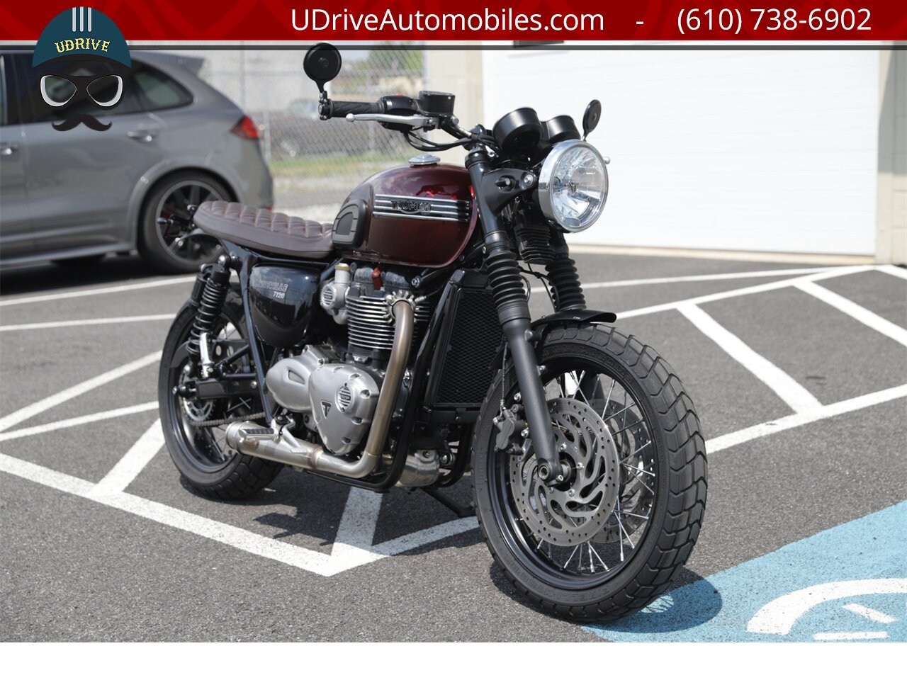 16 Triumph Bonneville T1 Bonnevile Up Grades Brat Style 1221 Miles