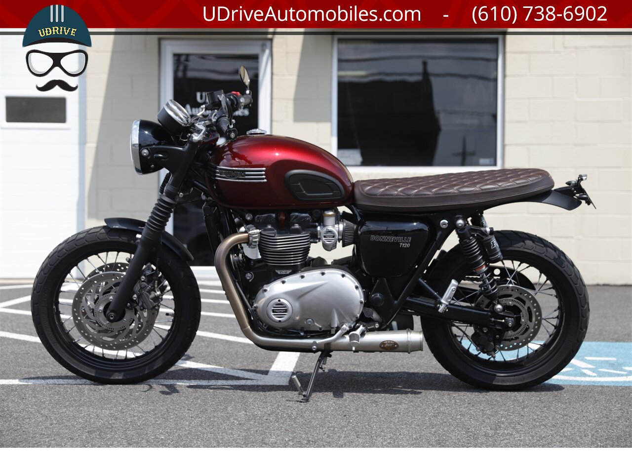 2016 Triumph Bonneville T120 Bonnevile Up-Grades Brat Style 1221 Miles   - Photo 4 - West Chester, PA 19382