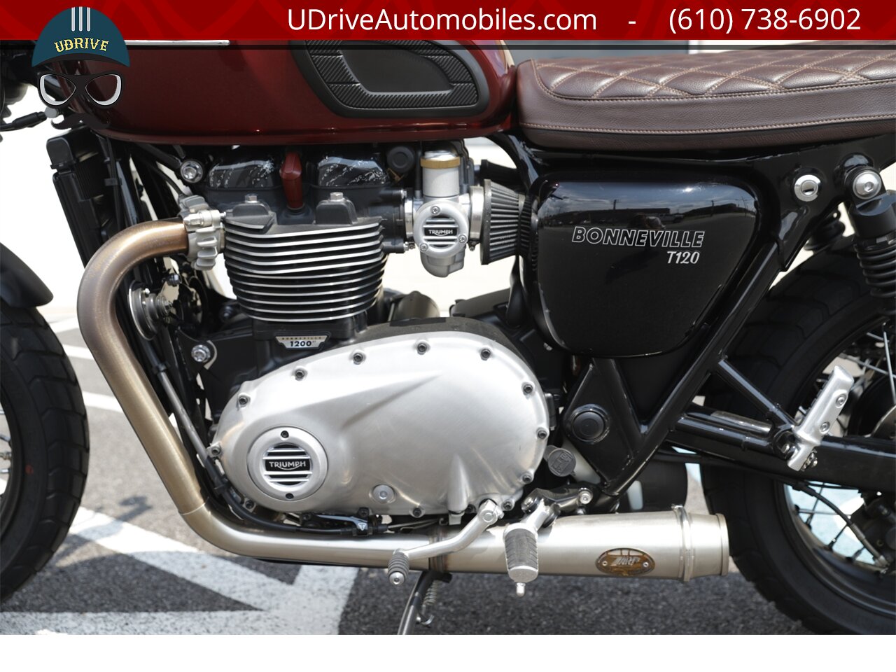 2016 Triumph Bonneville T120 Bonnevile Up-Grades Brat Style 1221 Miles   - Photo 8 - West Chester, PA 19382