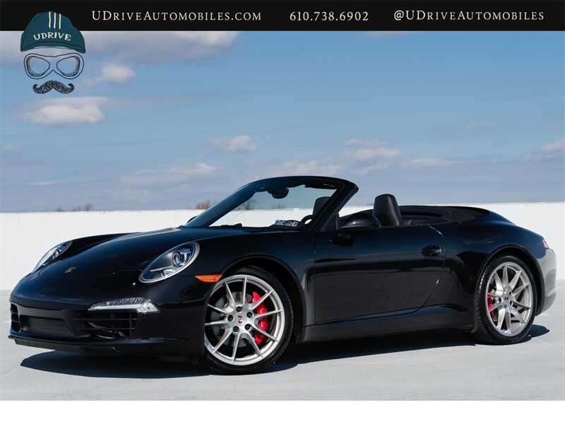 2012 Porsche 911 Carrera S  Cabriolet Basalt Blk Prem Pkg Sport Seats Chrono Vent Seats Spt Exhst