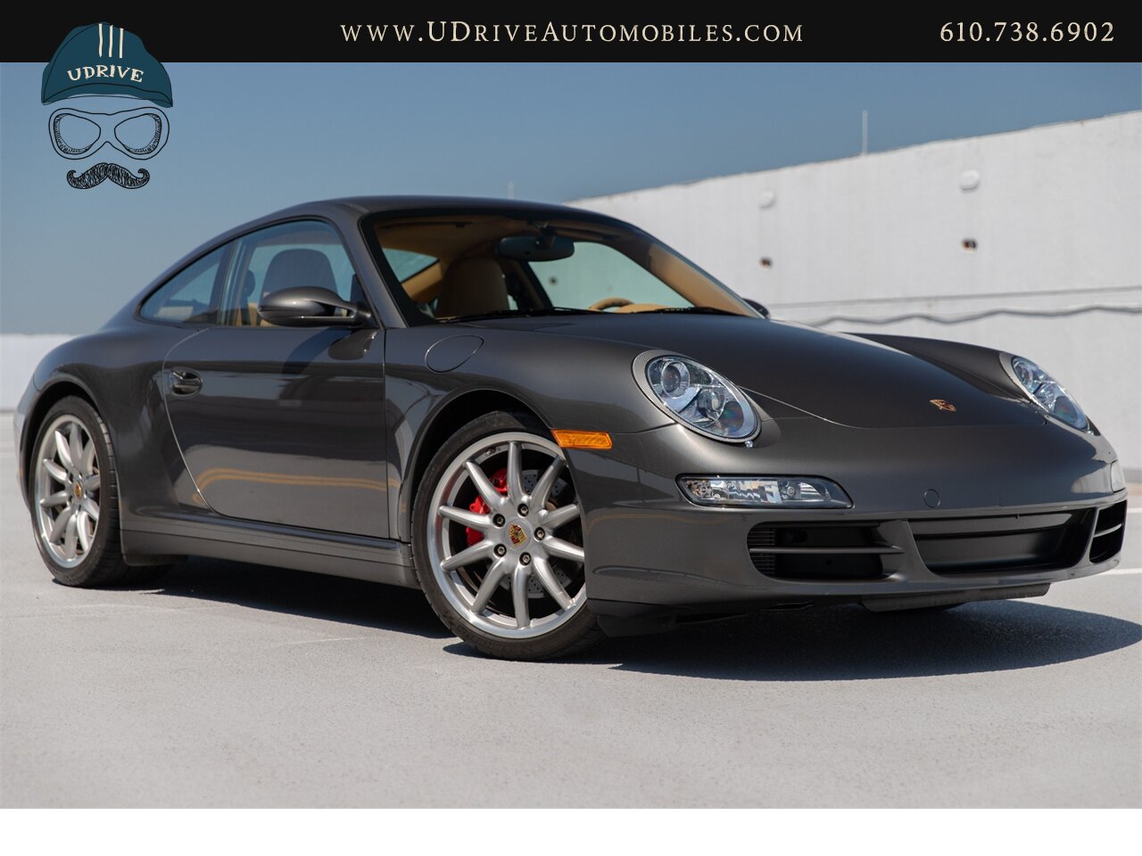 2007 Porsche 911 997 C4S RARE Slate Grey 10k Miles Chrono Sport  Exhaust Adap Sport Seats Lthr Seat Backs Pntd Cntr Console Incredible Spec - Photo 4 - West Chester, PA 19382