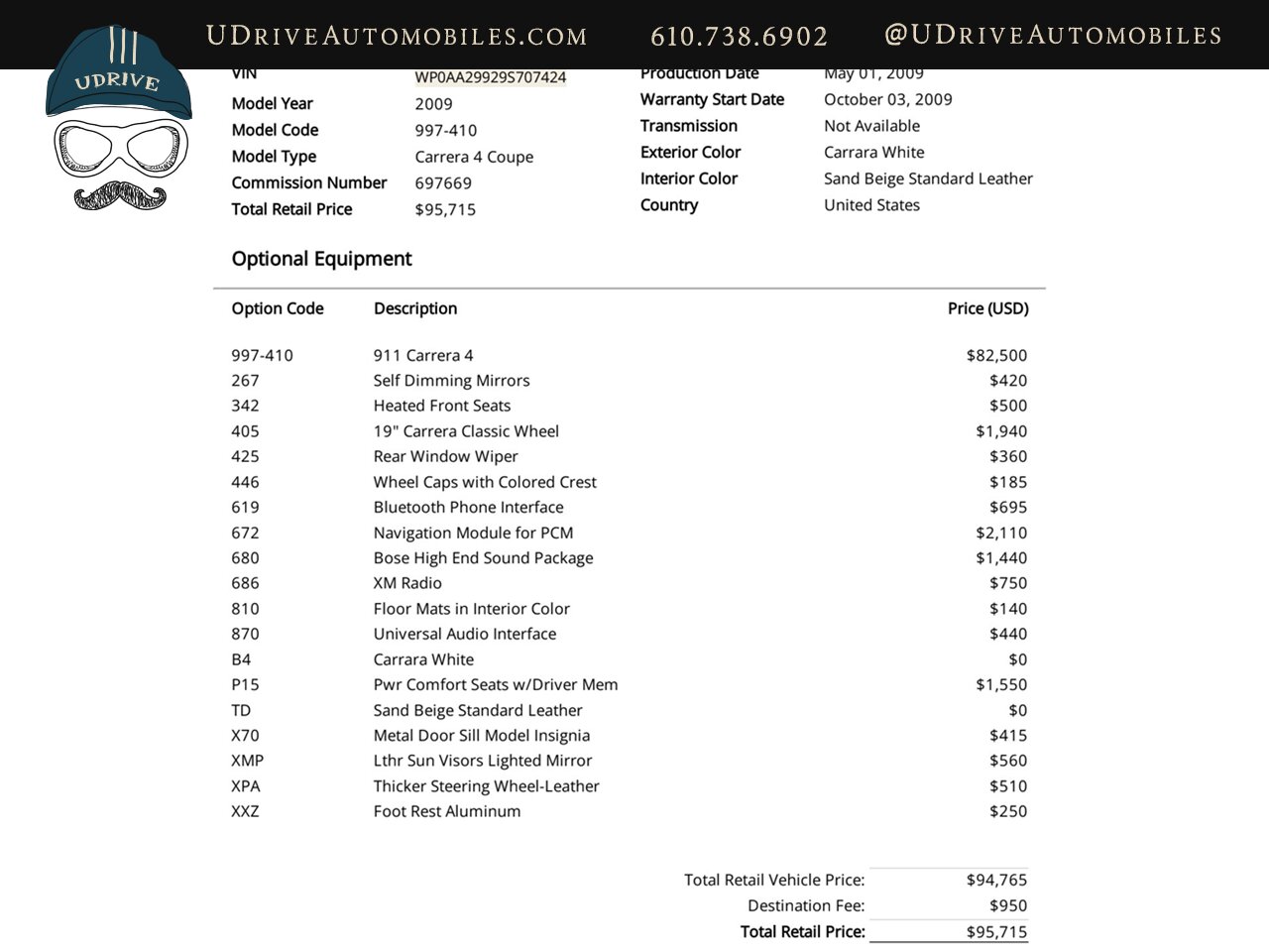 2009 Porsche 911 Carrera 4  6 Speed Manual - Photo 1 - West Chester, PA 19382