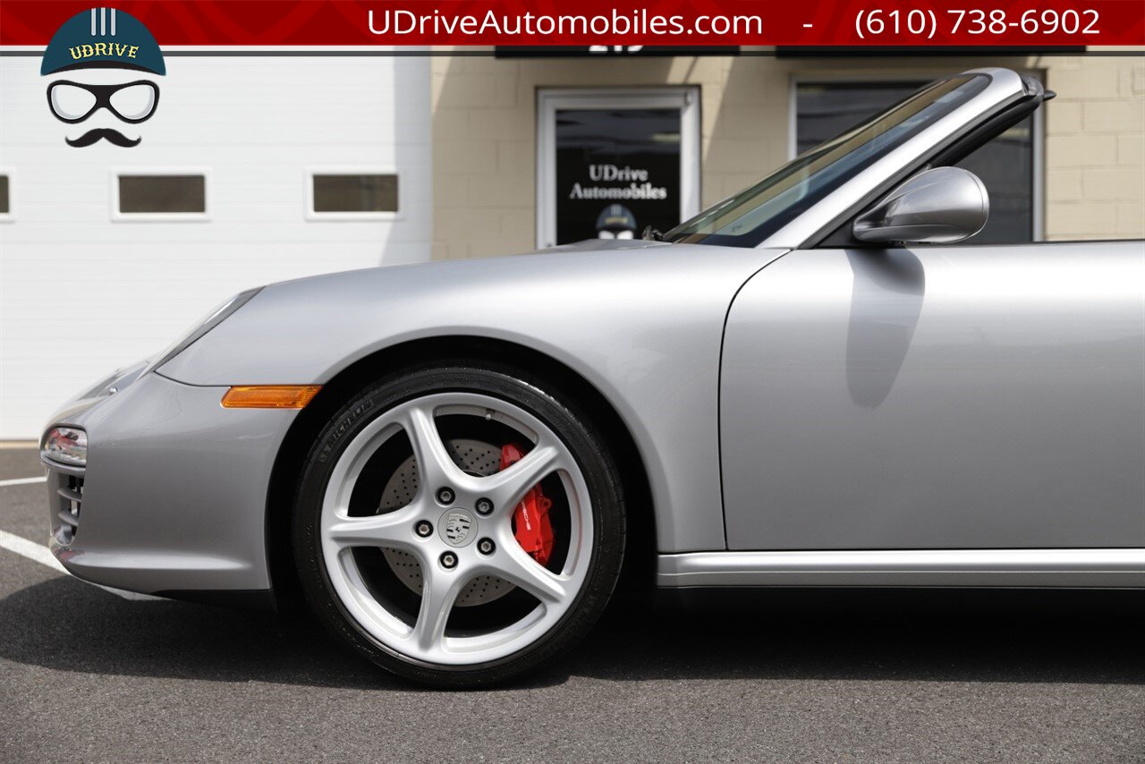 2009 Porsche 911 C4S Cabriolet 997.2 6 Speed Chrono Vent Seats  Bose Bluetooth GT Silver 24k Miles - Photo 10 - West Chester, PA 19382