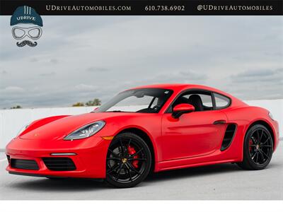 2019 Porsche 718 Cayman S  6 Speed Adap Sport Seats Blk 20in Whls Prem Pkg