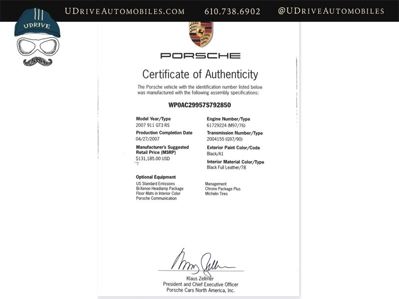 2007 Porsche 911 GT3 RS   - Photo 2 - West Chester, PA 19382