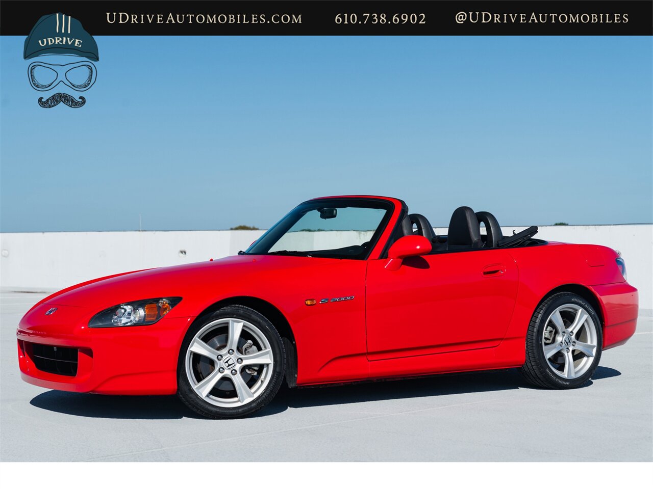 2008 Honda S2000  29k Miles New Formula Red New Convertible Top New Tires 2 Owners From New - Photo 1 - West Chester, PA 19382