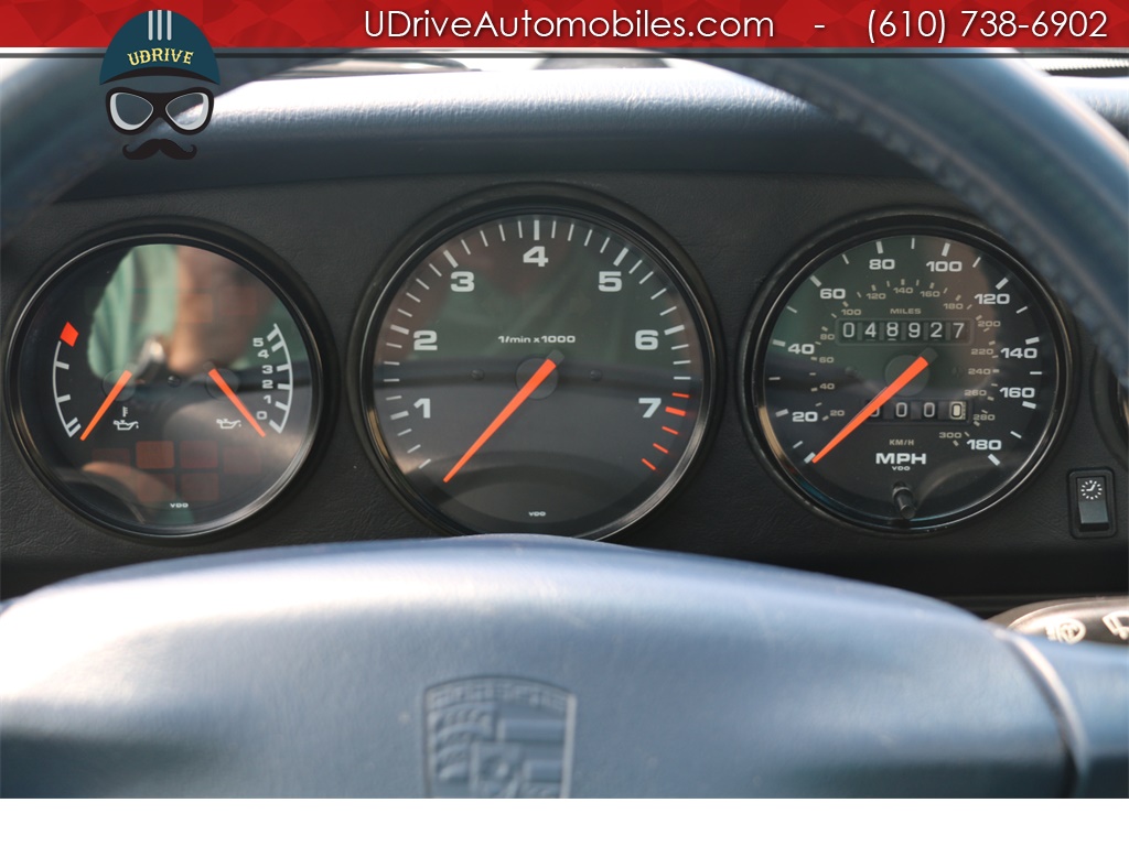 1995 Porsche 911 993 Carrera 6 Speed Manual Midnight Blue Leather   - Photo 21 - West Chester, PA 19382