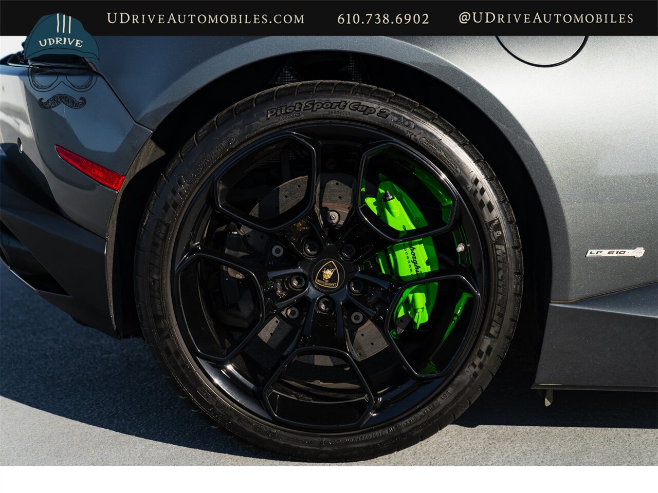 2016 Lamborghini Huracan LP 610-4 Spyder  1 Owner Fresh Service Lift System Sport Exhst Sportivo Verde Fauns Interior CCB Green Calipers RVC Dynamic Steer Full Body PPF - Photo 66 - West Chester, PA 19382