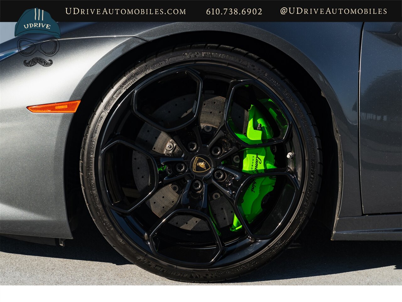 2016 Lamborghini Huracan LP 610-4 Spyder  1 Owner Fresh Service Lift System Sport Exhst Sportivo Verde Fauns Interior CCB Green Calipers RVC Dynamic Steer Full Body PPF - Photo 64 - West Chester, PA 19382