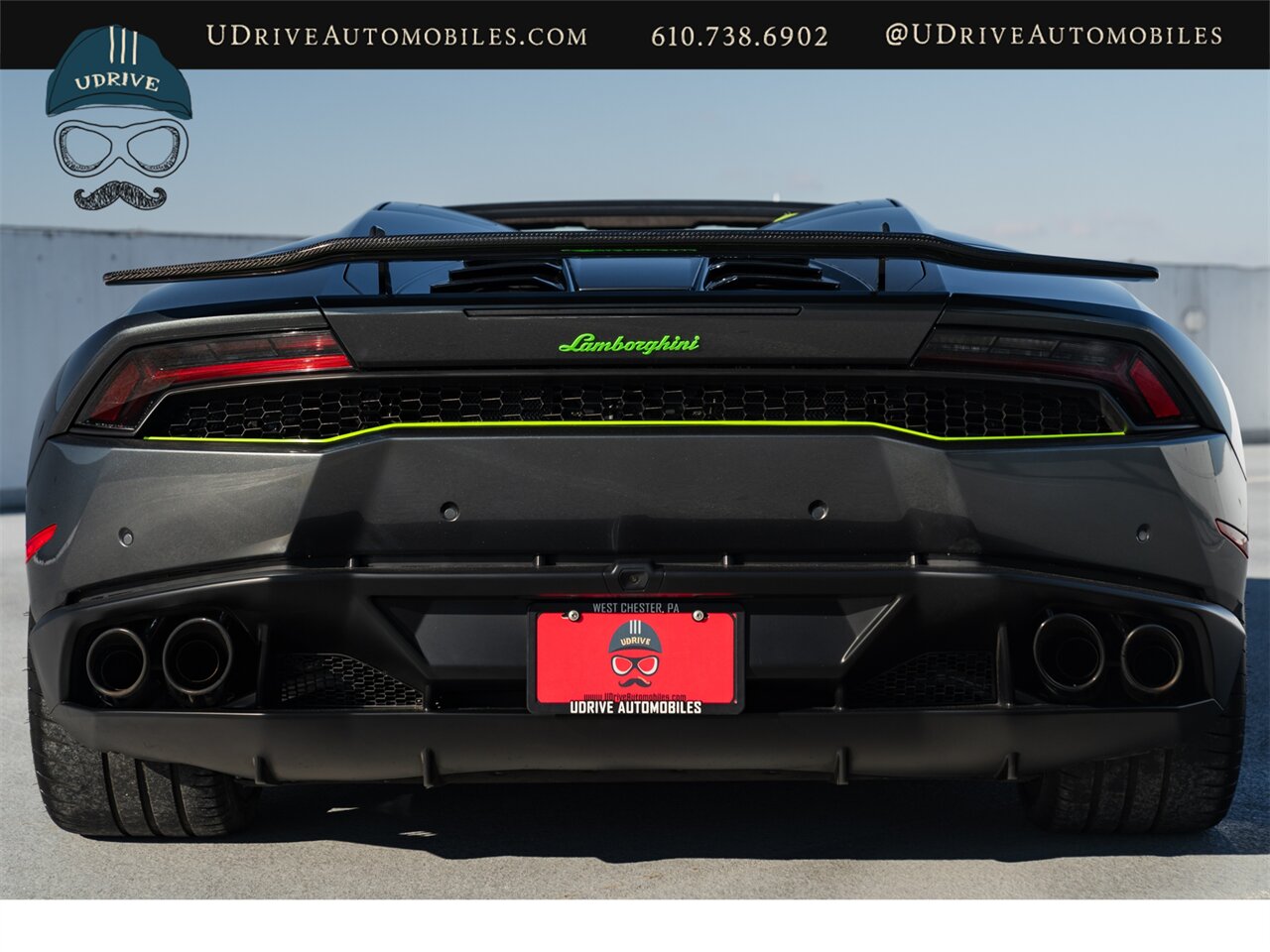 2016 Lamborghini Huracan LP 610-4 Spyder  1 Owner Fresh Service Lift System Sport Exhst Sportivo Verde Fauns Interior CCB Green Calipers RVC Dynamic Steer Full Body PPF - Photo 23 - West Chester, PA 19382