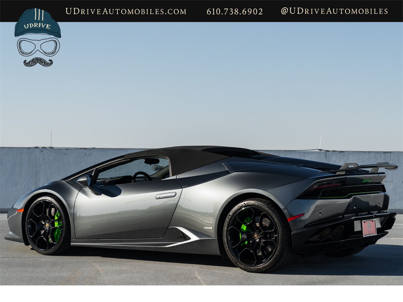 2016 Lamborghini Huracan LP 610-4 Spyder  1 Owner Fresh Service Lift System Sport Exhst Sportivo Verde Fauns Interior CCB Green Calipers RVC Dynamic Steer Full Body PPF - Photo 58 - West Chester, PA 19382