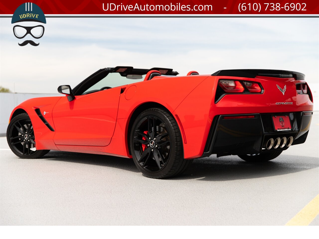 2014 Chevrolet Corvette Stingray Z51 2LT Convertible 6k Miles Black Wheels  1 Owner Vented Seats - Photo 5 - West Chester, PA 19382