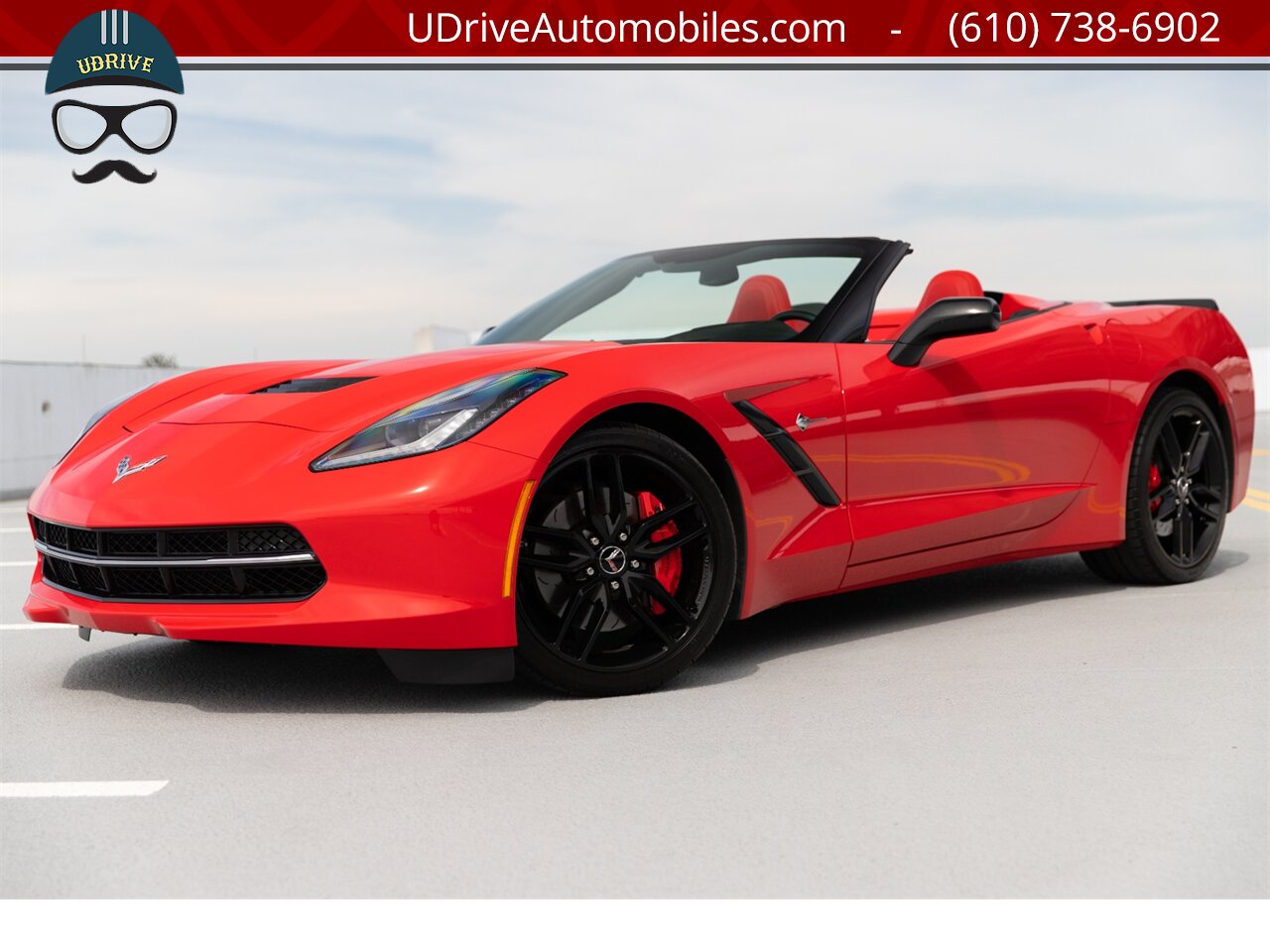 2014 Chevrolet Corvette Stingray Z51 2LT Convertible 6k Miles Black Wheels  1 Owner Vented Seats - Photo 1 - West Chester, PA 19382