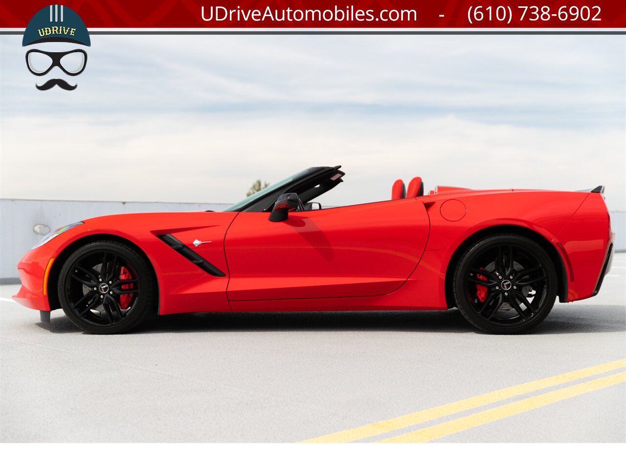 2014 Chevrolet Corvette Stingray Z51 2LT Convertible 6k Miles Black Wheels  1 Owner Vented Seats - Photo 6 - West Chester, PA 19382