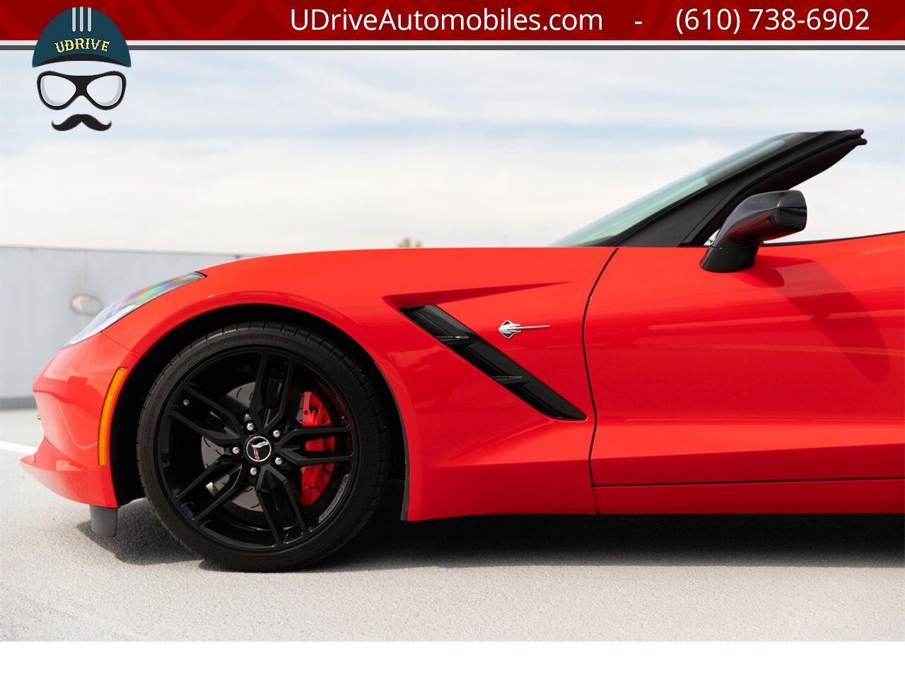 2014 Chevrolet Corvette Stingray Z51 2LT Convertible 6k Miles Black Wheels  1 Owner Vented Seats - Photo 7 - West Chester, PA 19382