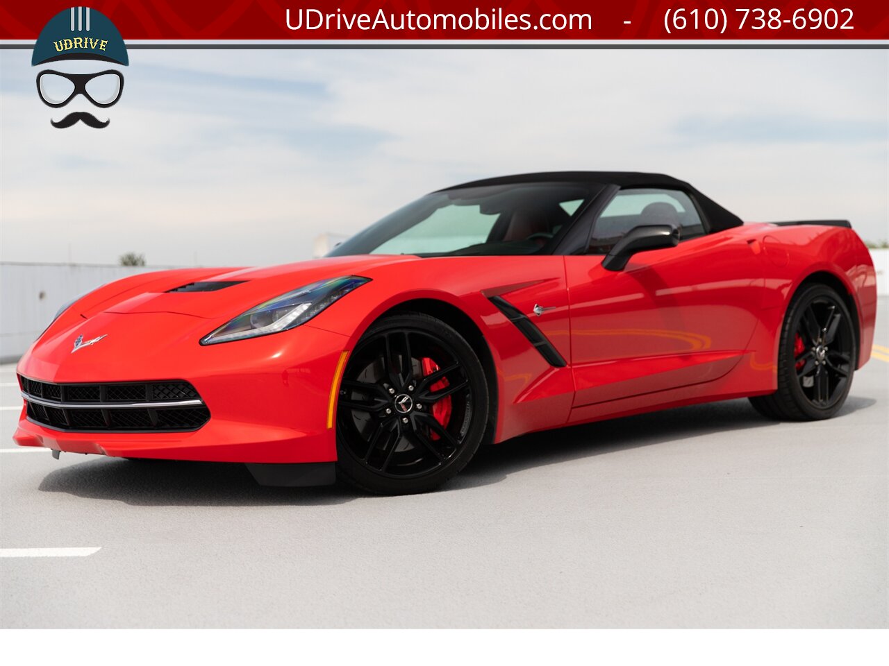 2014 Chevrolet Corvette Stingray Z51 2LT Convertible 6k Miles Black Wheels  1 Owner Vented Seats - Photo 2 - West Chester, PA 19382