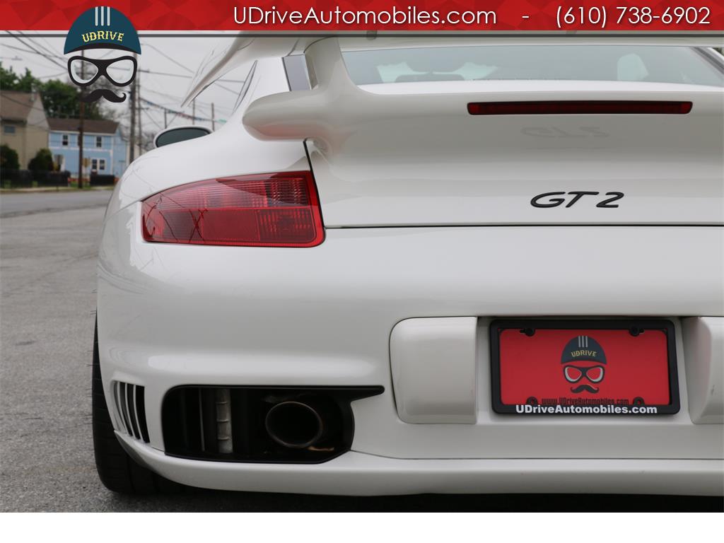 2008 Porsche 911 GT2 13k Miles PCCB Buckets Yellow Stitch Serv Hist   - Photo 12 - West Chester, PA 19382