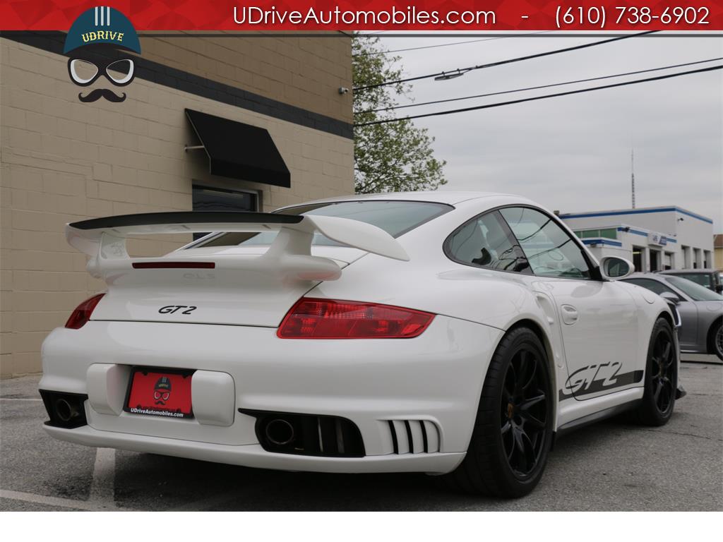 2008 Porsche 911 GT2 13k Miles PCCB Buckets Yellow Stitch Serv Hist   - Photo 10 - West Chester, PA 19382