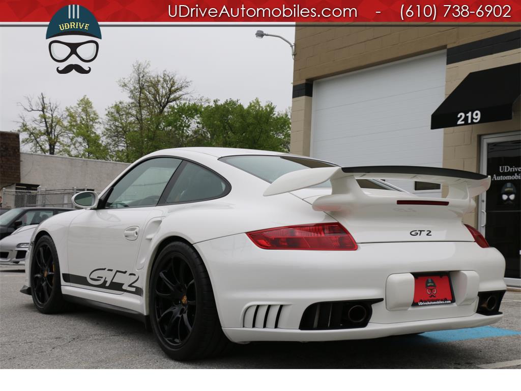 2008 Porsche 911 GT2 13k Miles PCCB Buckets Yellow Stitch Serv Hist   - Photo 13 - West Chester, PA 19382