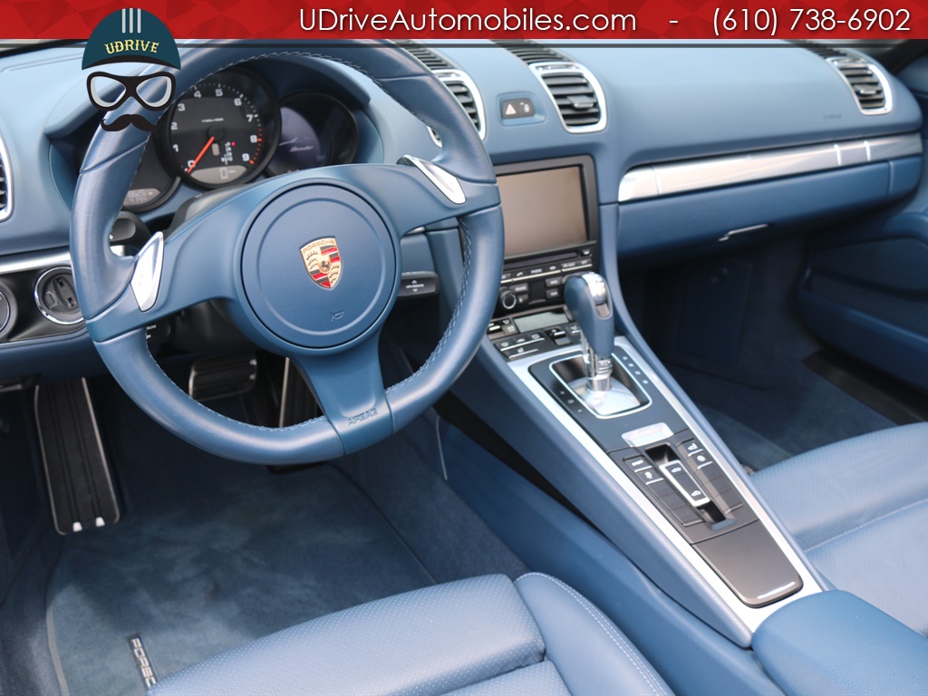 porsche yachting blue leather