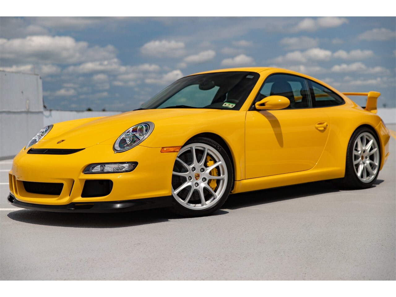 イエロー　ENJO3点 2007 Porsche 911 GT3 997 8k Miles Speed Yellow PCCB Ceramic