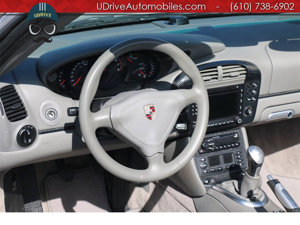 2004 Porsche 911 996 Turbo Cabriolet 6 Speed Nav Carbon Fiber   - Photo 25 - West Chester, PA 19382