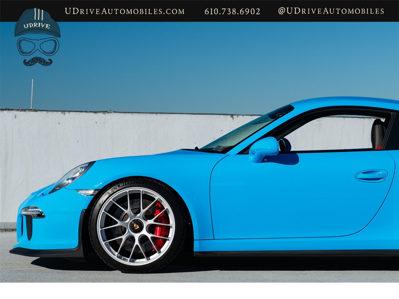 2014 Porsche 911 GT3  Paint to Sample Riviera Blue Red Stitching Adap Spt Sts Amazing Spec Rare Opportunity - Photo 12 - West Chester, PA 19382