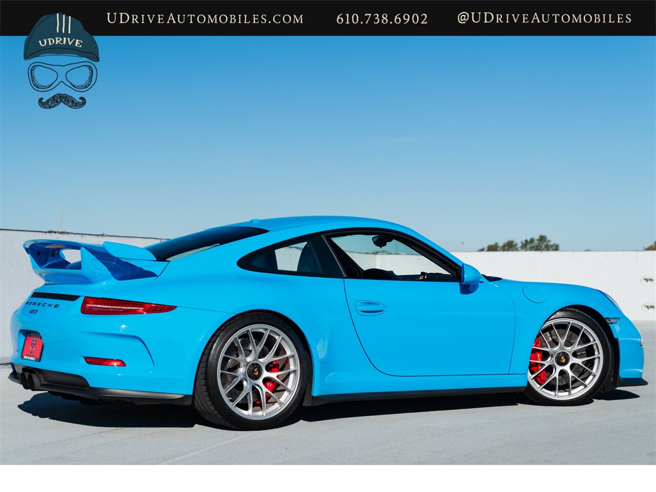 2014 Porsche 911 GT3  Paint to Sample Riviera Blue Red Stitching Adap Spt Sts Amazing Spec Rare Opportunity - Photo 3 - West Chester, PA 19382