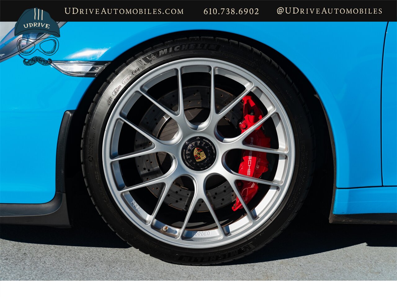 2014 Porsche 911 GT3  Paint to Sample Riviera Blue Red Stitching Adap Spt Sts Amazing Spec Rare Opportunity - Photo 54 - West Chester, PA 19382