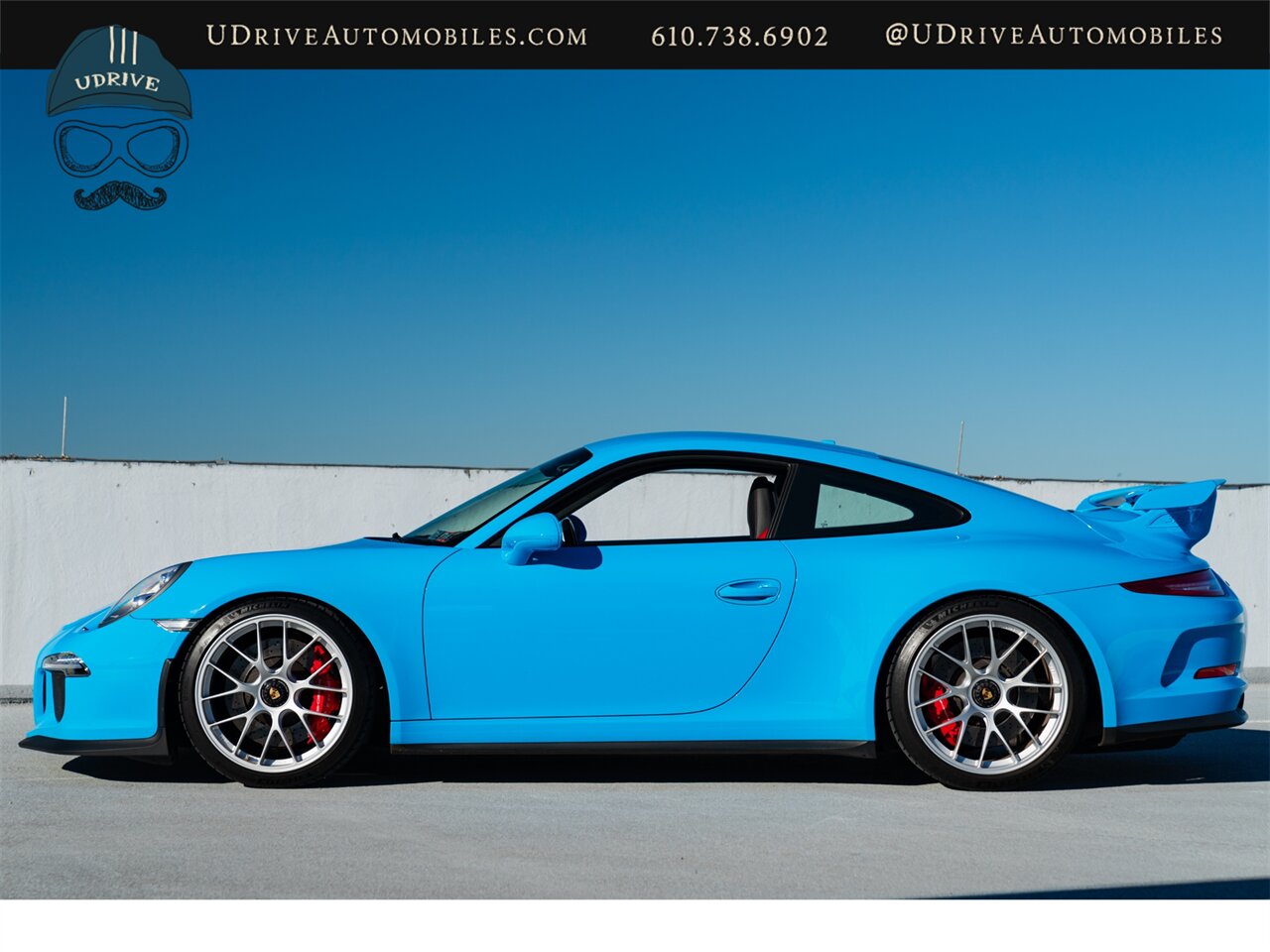 2014 Porsche 911 GT3  Paint to Sample Riviera Blue Red Stitching Adap Spt Sts Amazing Spec Rare Opportunity - Photo 10 - West Chester, PA 19382