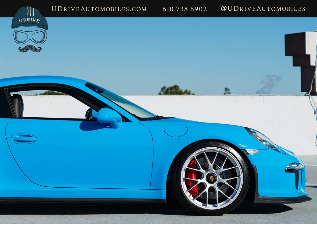 2014 Porsche 911 GT3  Paint to Sample Riviera Blue Red Stitching Adap Spt Sts Amazing Spec Rare Opportunity - Photo 18 - West Chester, PA 19382