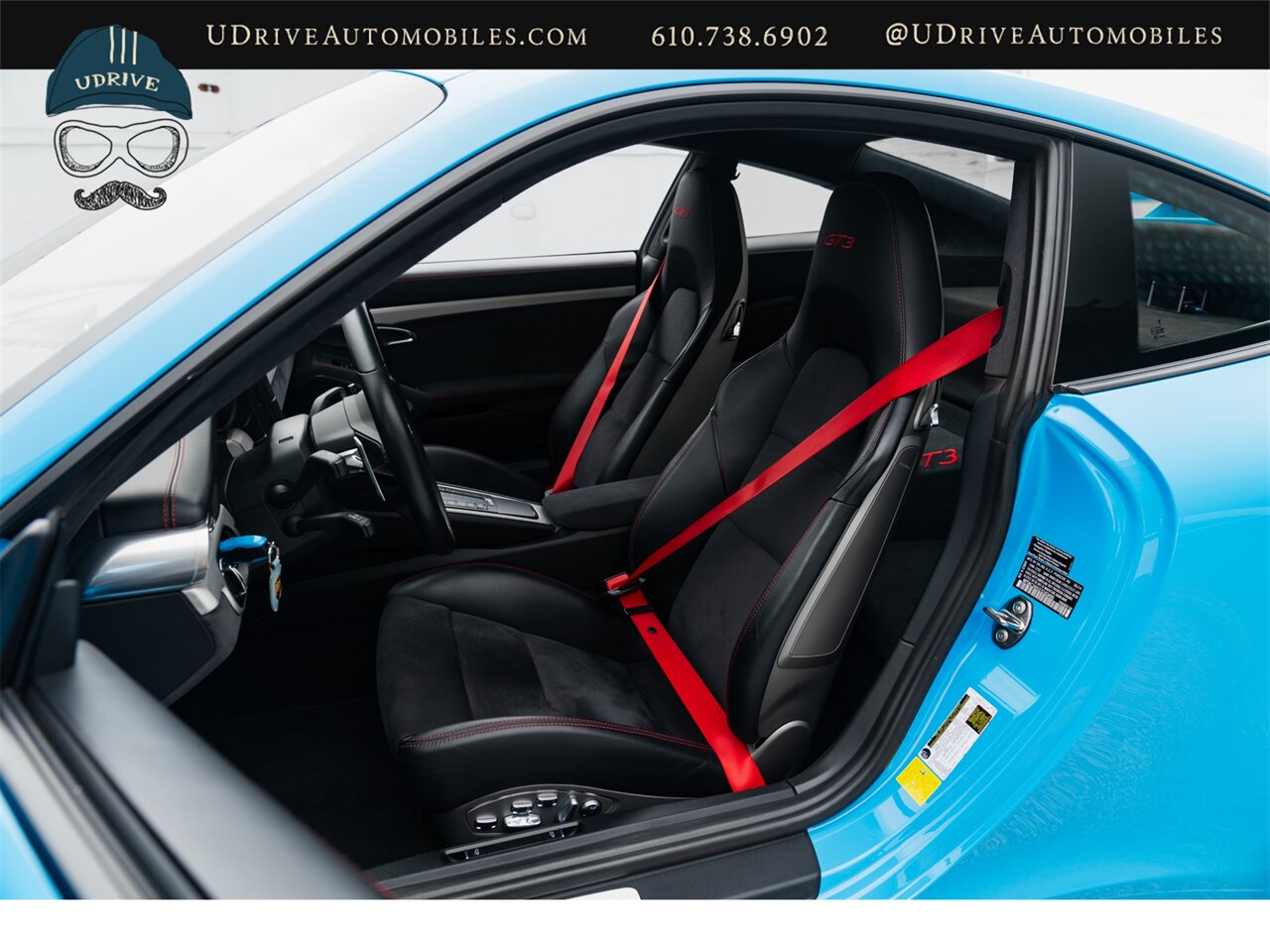 2014 Porsche 911 GT3  Paint to Sample Riviera Blue Red Stitching Adap Spt Sts Amazing Spec Rare Opportunity - Photo 31 - West Chester, PA 19382