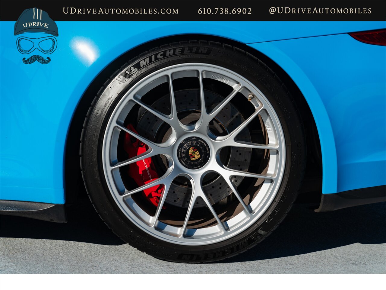 2014 Porsche 911 GT3  Paint to Sample Riviera Blue Red Stitching Adap Spt Sts Amazing Spec Rare Opportunity - Photo 54 - West Chester, PA 19382