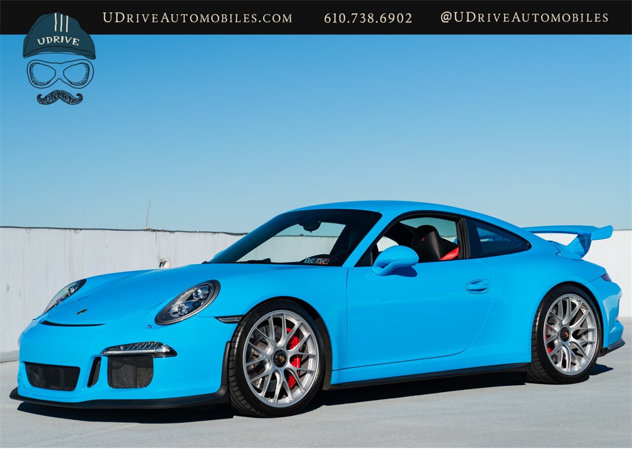 2014 Porsche 911 GT3  Paint to Sample Riviera Blue Red Stitching Adap Spt Sts Amazing Spec Rare Opportunity - Photo 13 - West Chester, PA 19382